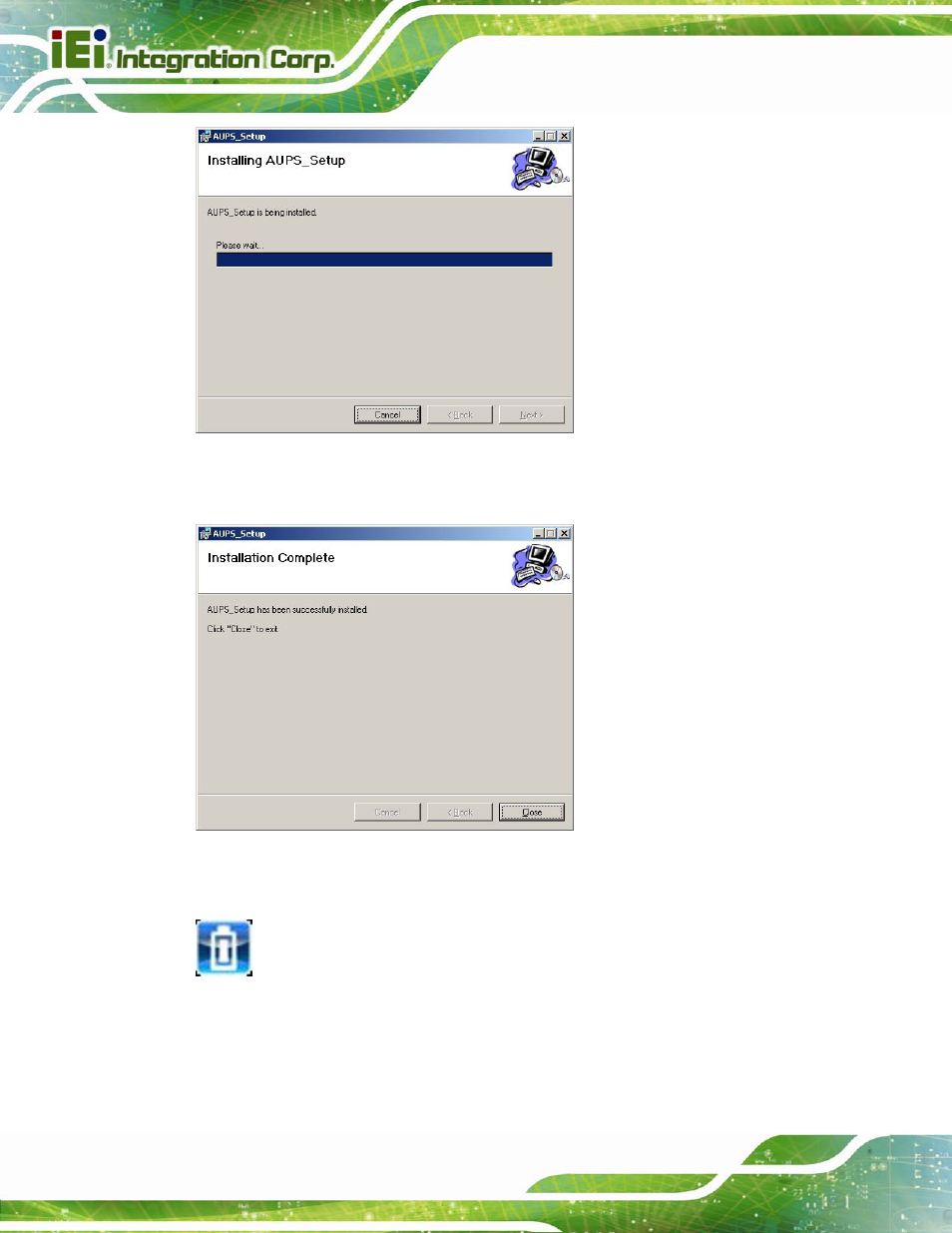 IEI Integration AUPS-AB10-20 v1.01 User Manual | Page 34 / 55