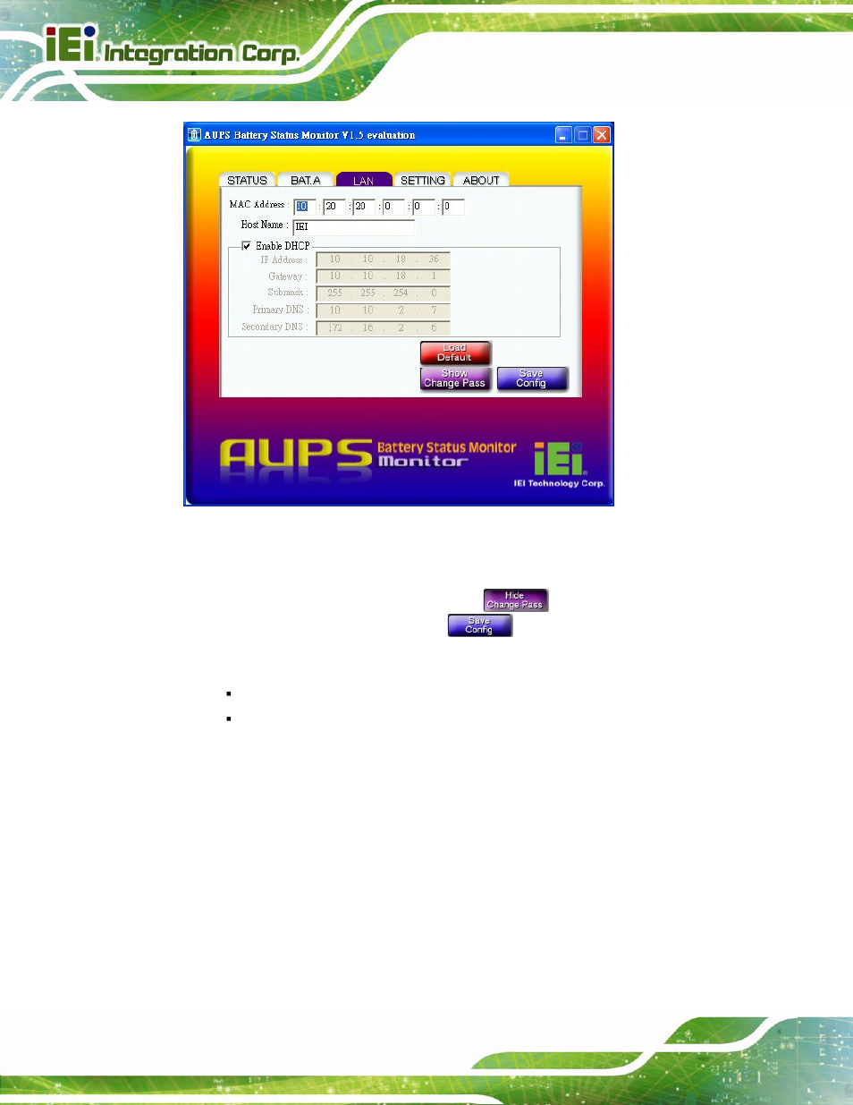 IEI Integration AUPS-AB10-20 v1.01 User Manual | Page 38 / 55