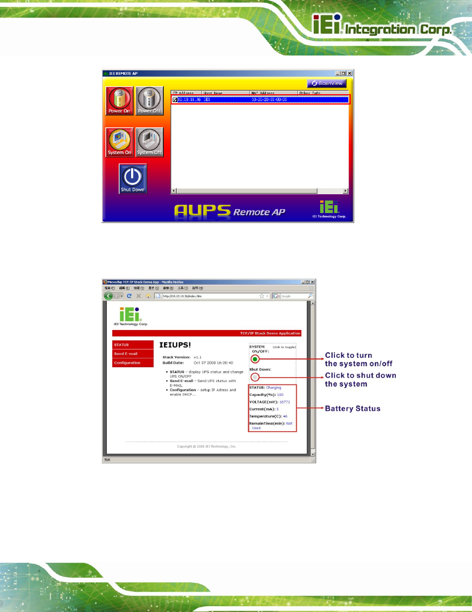 IEI Integration AUPS-AB10-20 v1.01 User Manual | Page 43 / 55