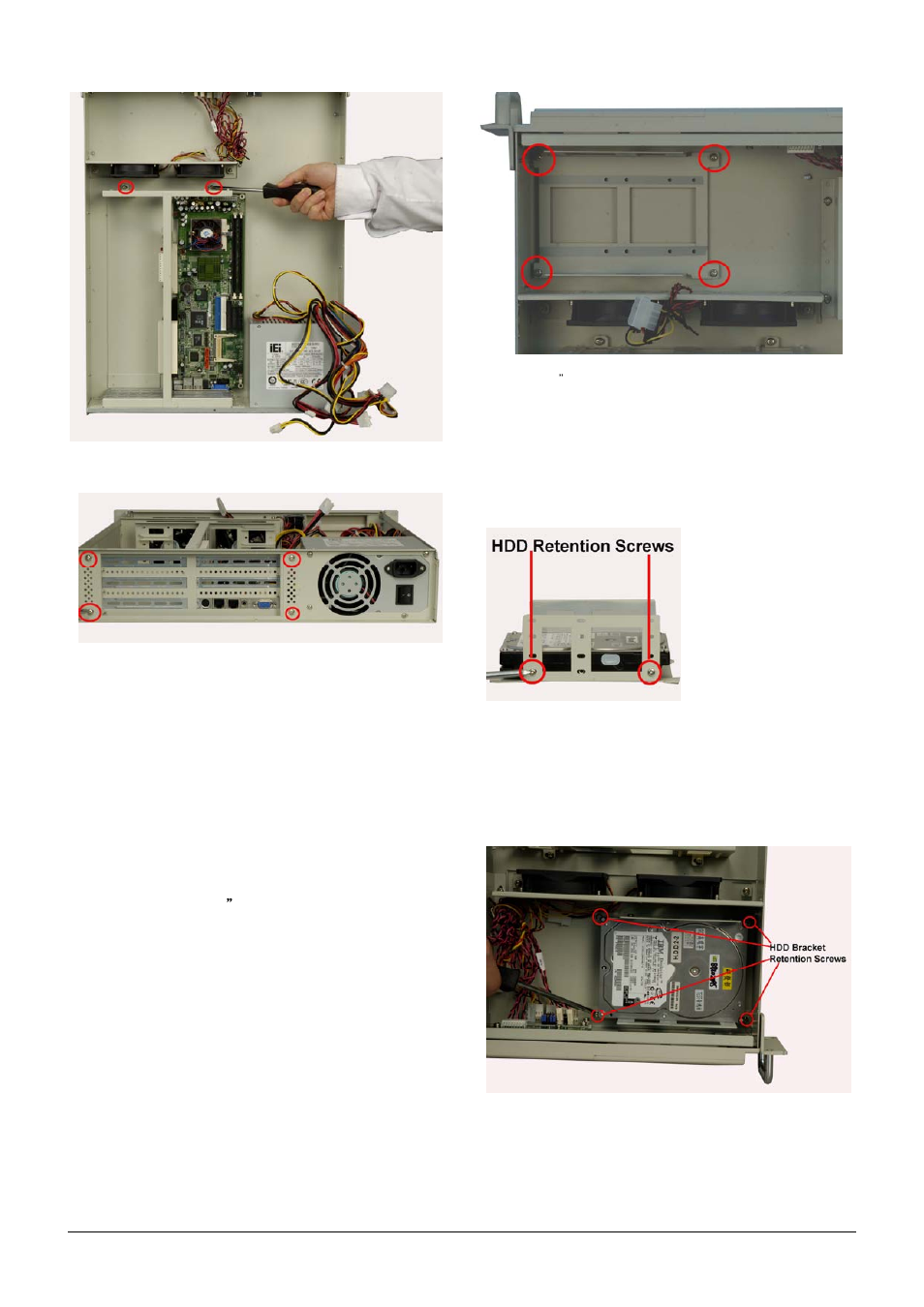 Step 9: disk drive installation | IEI Integration RACK-2100G User Manual | Page 8 / 10