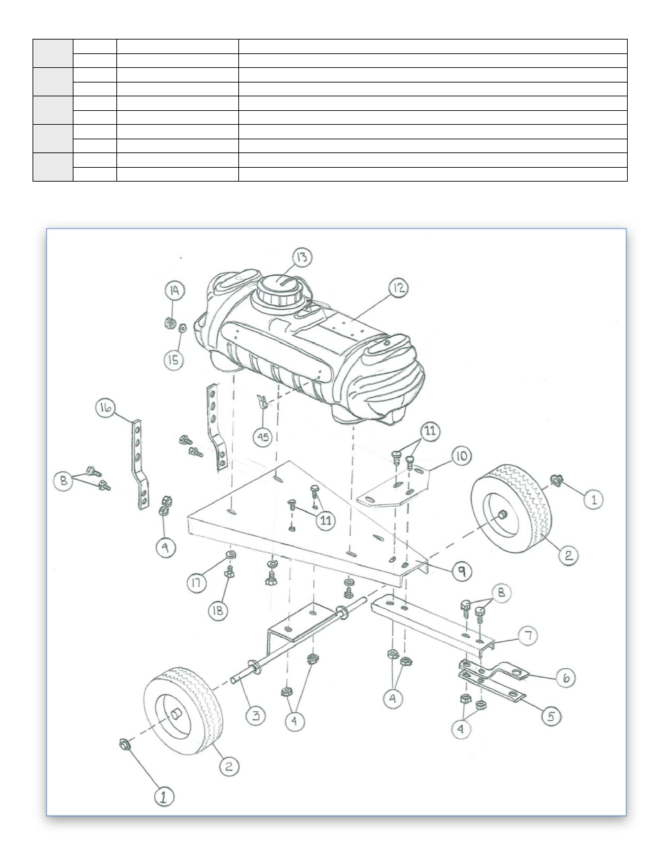 Frame assembly | Master Manufacturing SLC-11-015A-MM 15 Gal. Spot Sprayer User Manual | Page 4 / 7