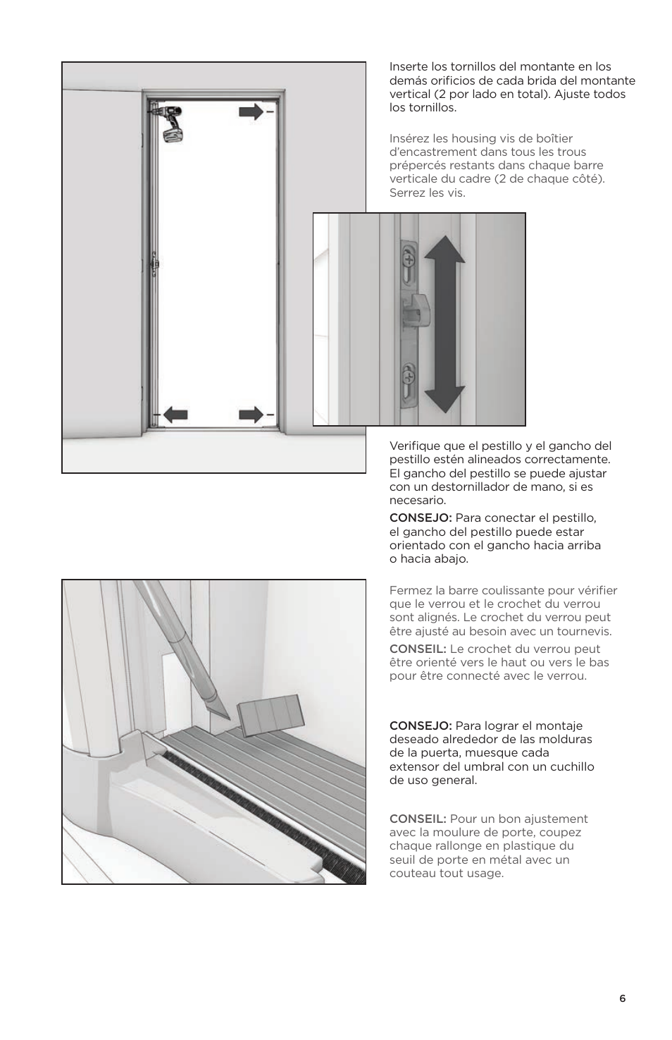 ODL Brisa Retractable Screen Doors - single doors User Manual | Page 17 / 20