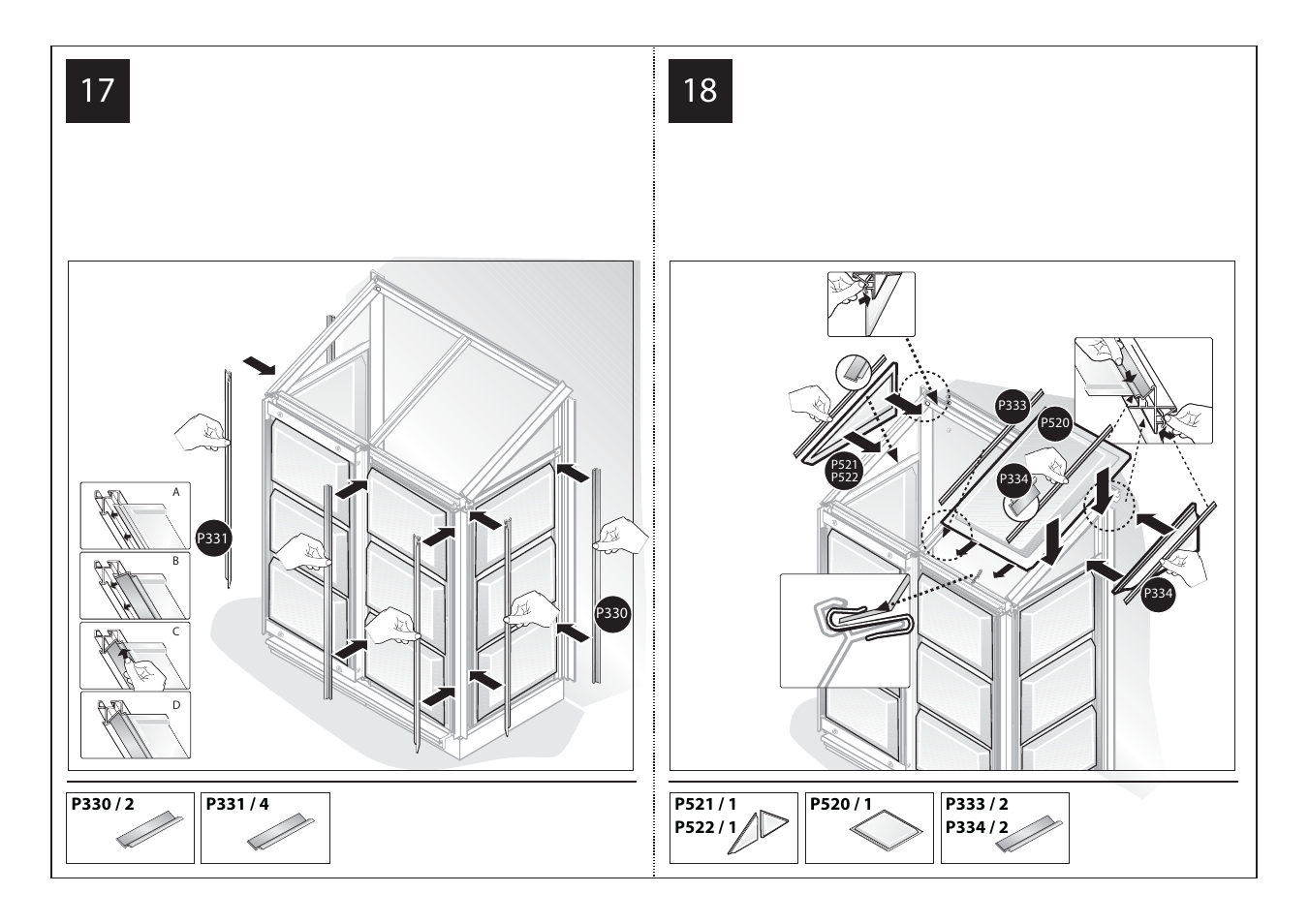 Palram Applications Lean-To Greenhouse User Manual | Page 14 / 16