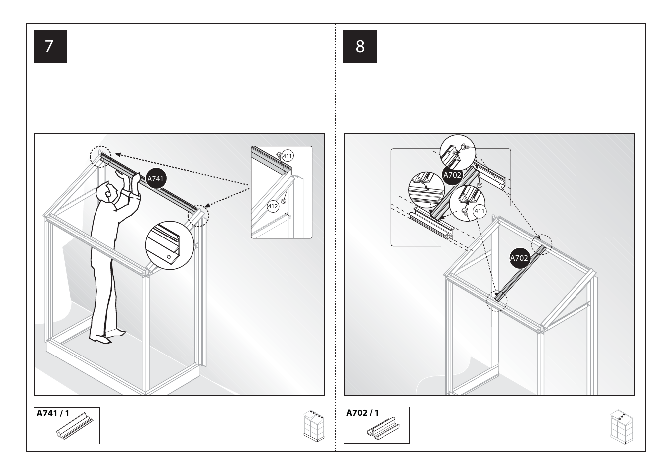 Palram Applications Lean-To Greenhouse User Manual | Page 9 / 16
