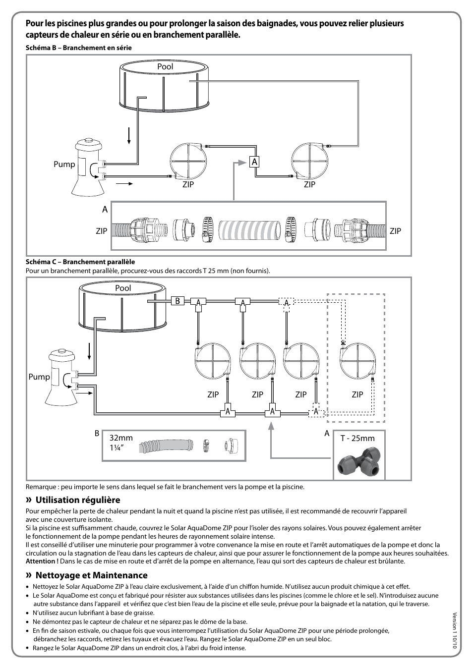 Palram Applications Solar AquaDome ZIP User Manual | Page 10 / 22