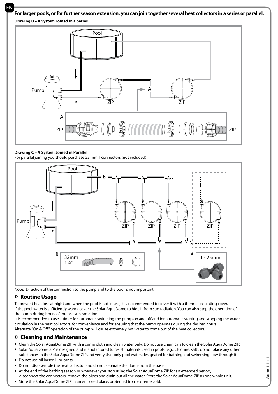 Palram Applications Solar AquaDome ZIP User Manual | Page 16 / 22