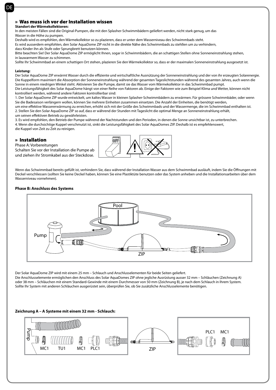 Palram Applications Solar AquaDome ZIP User Manual | Page 21 / 22