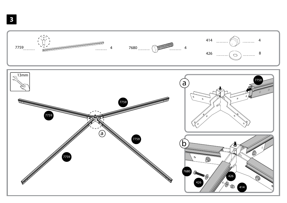 Poly-Tex Palermo - Gazebo 3600 User Manual | Page 10 / 29