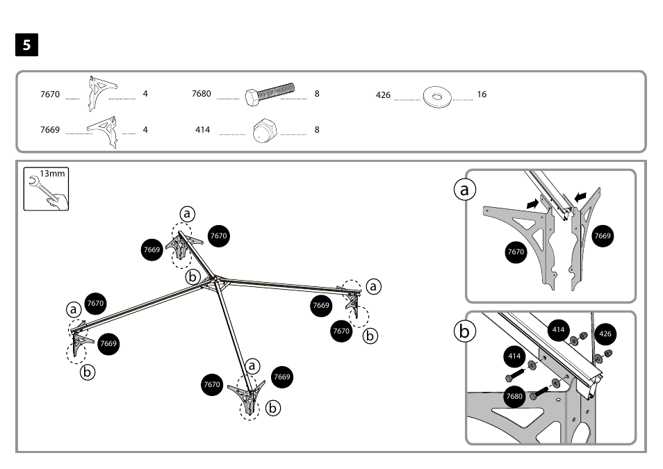 Poly-Tex Palermo - Gazebo 3600 User Manual | Page 12 / 29