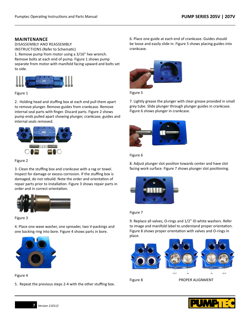 Pumptec 207V SERIES User Manual | Page 7 / 11