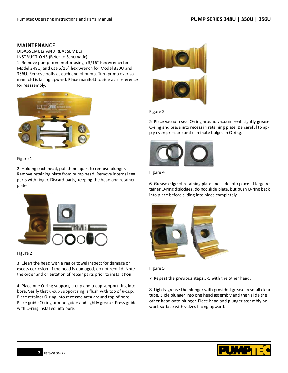 Pumptec 356U SERIES User Manual | Page 7 / 11