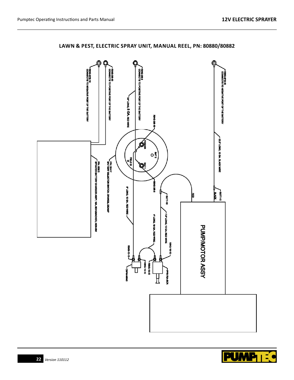 Pumptec ELECTRIC SPRAYER 12V User Manual | Page 22 / 23