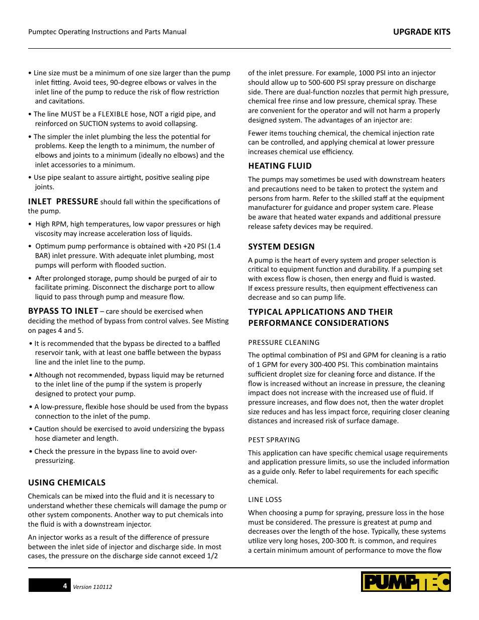 Pumptec High Performance Upgrade Kits for Plunger Pumps User Manual | Page 4 / 14