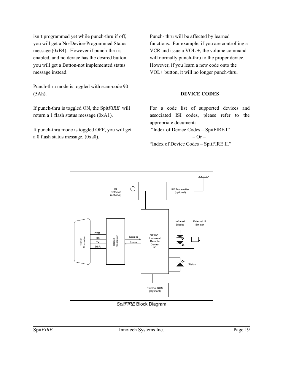 Innotech Systems SpitFIRE II User Manual | Page 19 / 20