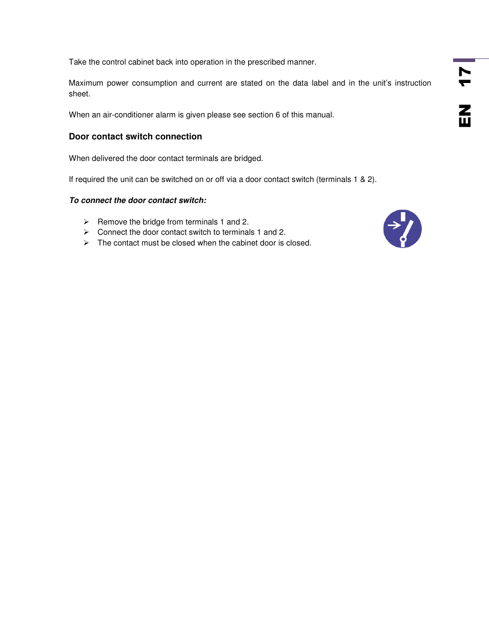 En 1 7 | SEIFERT Variable Speed Air Conditioner KG 2025-24V User Manual | Page 17 / 24