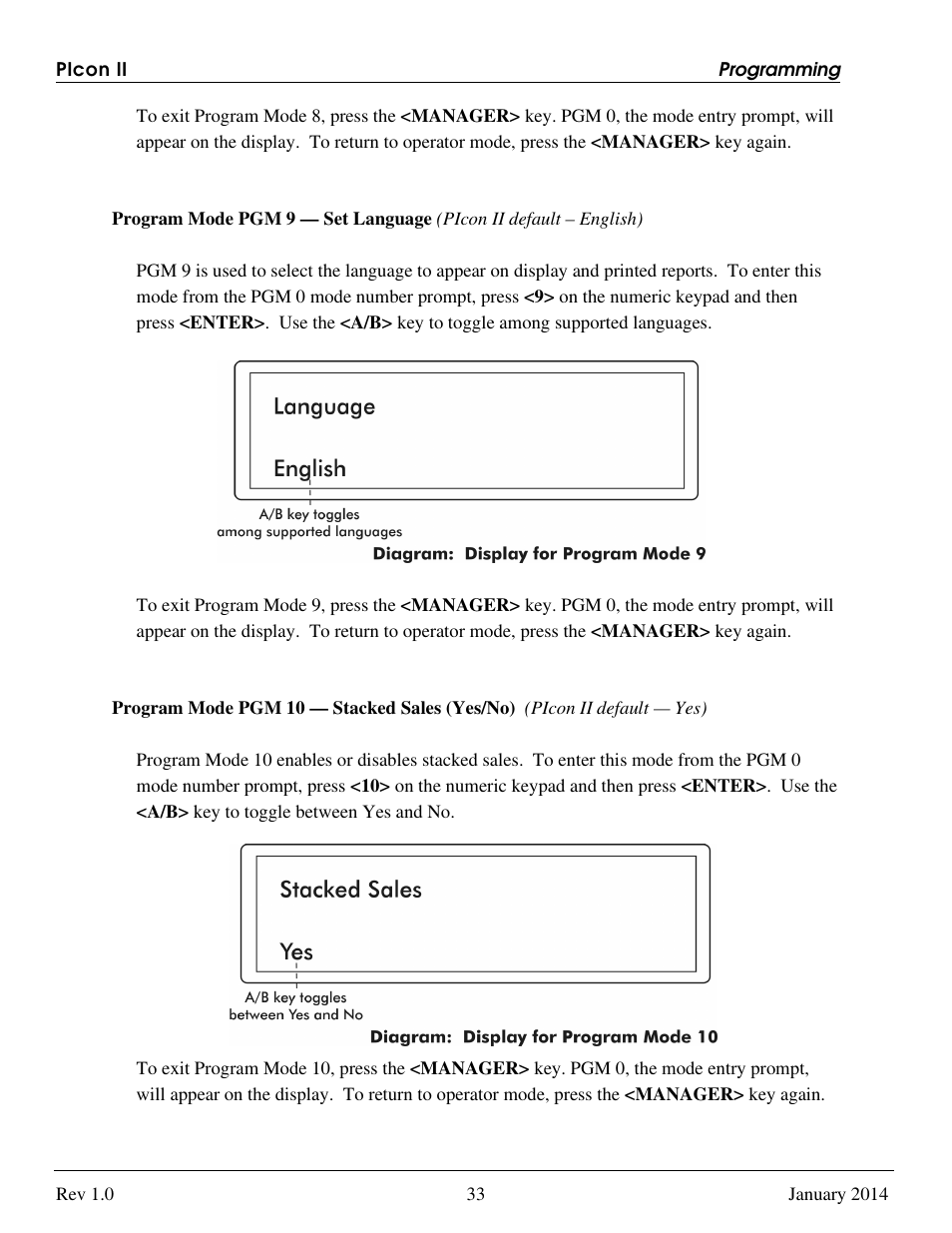 Progressive International Electronics PIcon II Console User Manual | Page 38 / 44