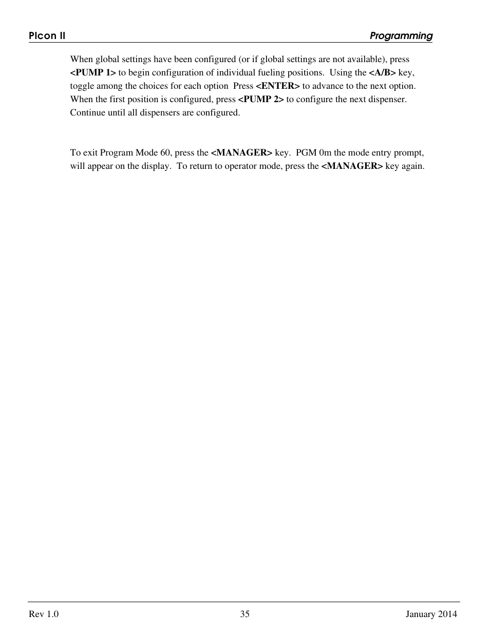 Progressive International Electronics PIcon II Console User Manual | Page 40 / 44