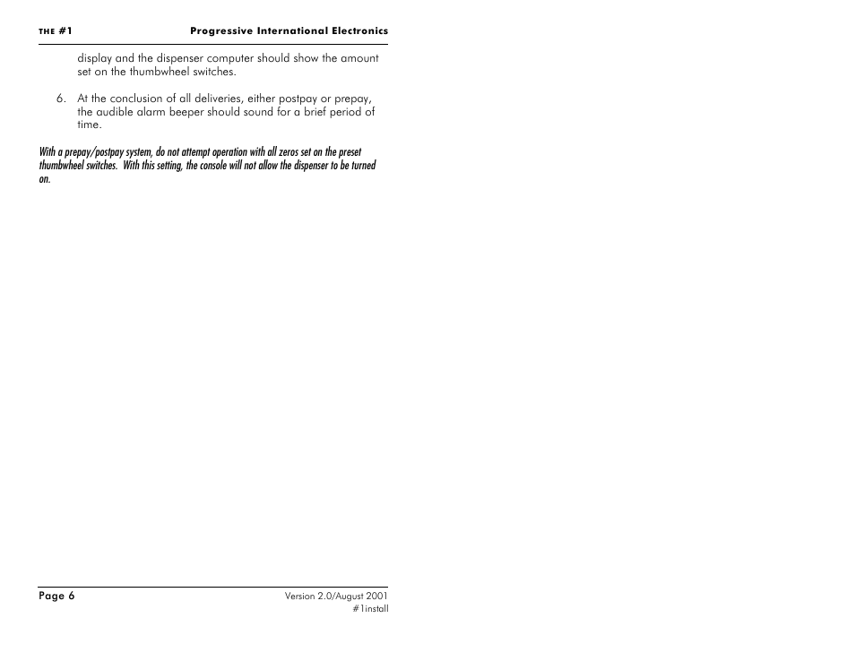 Progressive International Electronics #1 User Manual | Page 13 / 19