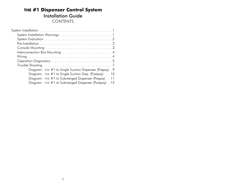 1 dispenser control system installation guide | Progressive International Electronics #1 User Manual | Page 3 / 19