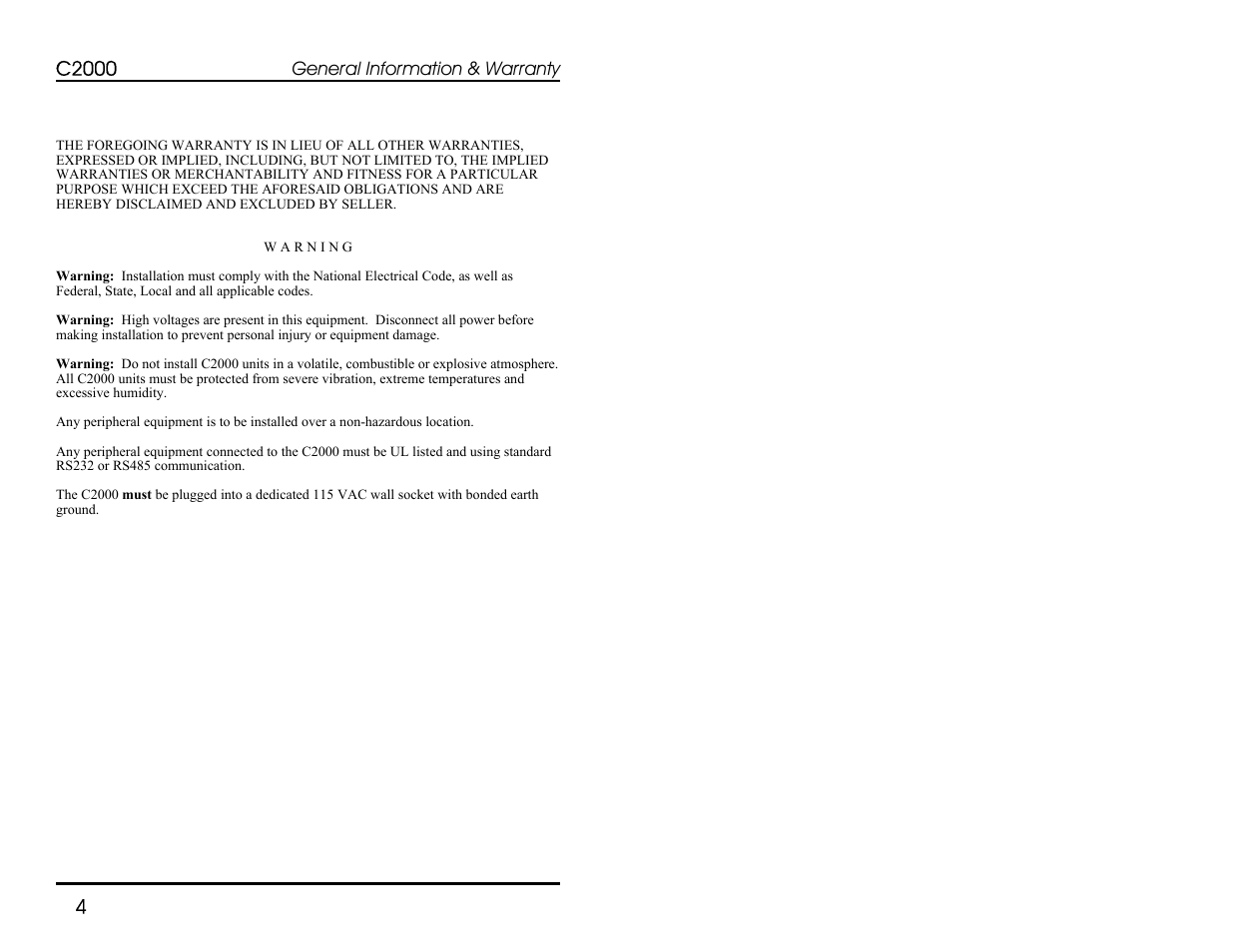 C2000 | Progressive International Electronics C2000 User Manual | Page 10 / 54