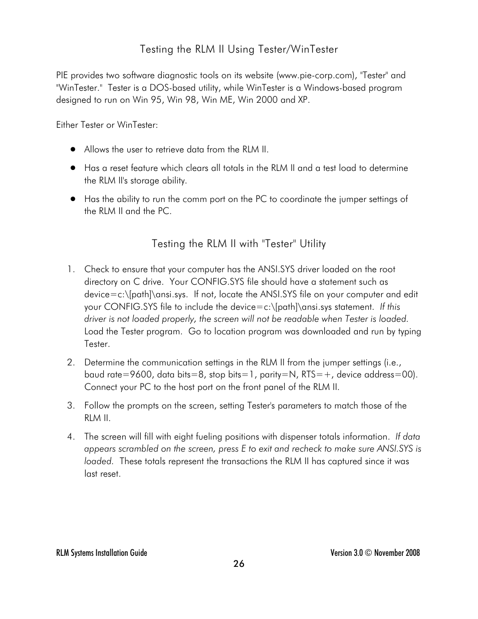 Progressive International Electronics RLM 2 User Manual | Page 32 / 42