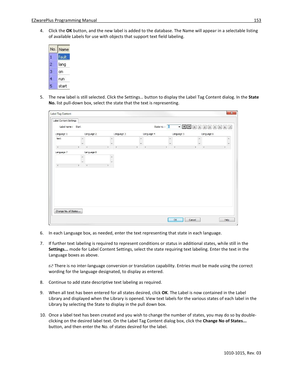 Setting different fonts for different languages | Maple Systems 5000HD Series User Manual | Page 159 / 264