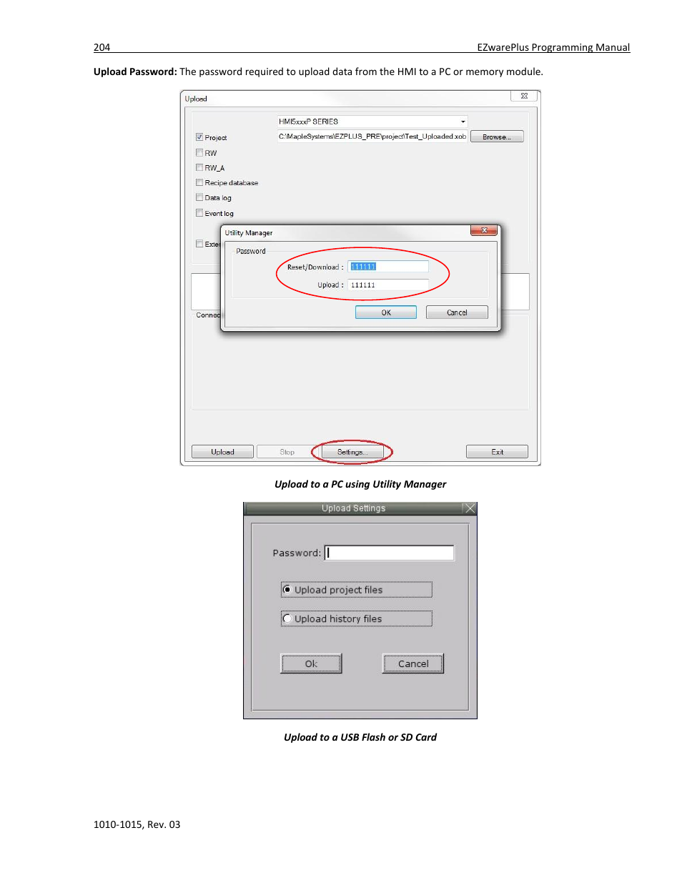Maple Systems 5000HD Series User Manual | Page 210 / 264