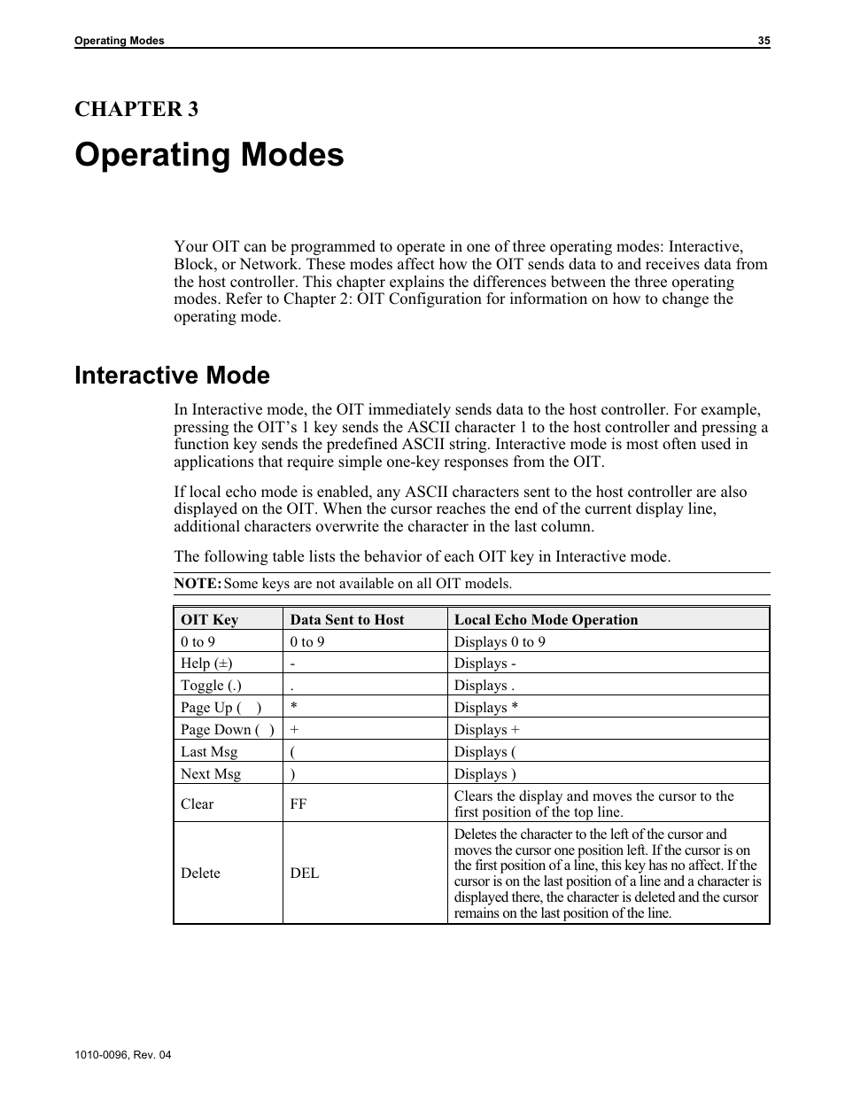 Chapter 3: operating modes, Operating modes, Interactive mode | Chapter 3 | Maple Systems STEPware-100 User Manual | Page 38 / 93