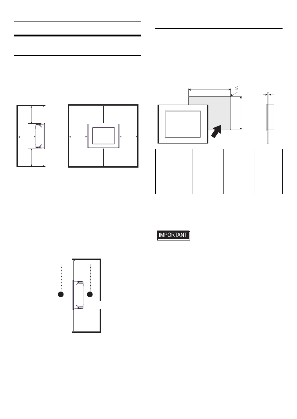 Installations, Installation requirements, Gp installation | Proface AGP3500 - 10.4 DIO HMI" User Manual | Page 7 / 12