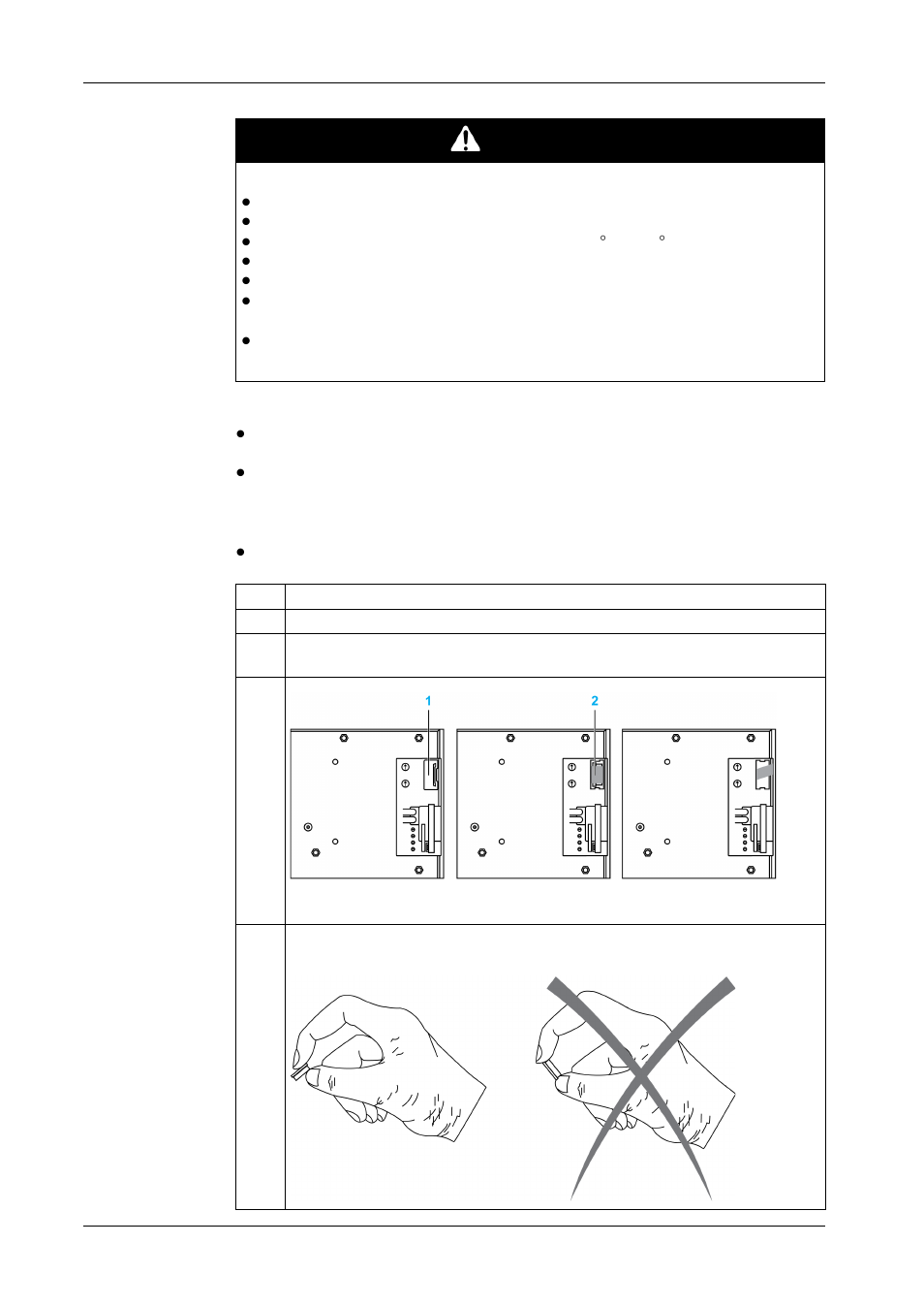 Danger | Proface PS4800 - 19 Panel PC" User Manual | Page 97 / 102