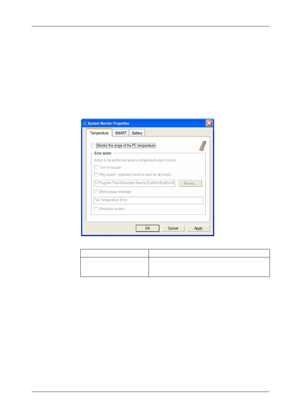 System monitor setting | Proface PS4800 - 19 Panel PC" User Manual | Page 180 / 194