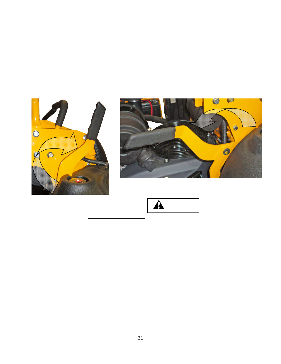 4 how to stop and park the mower, 5 driving the mower over a curb | Wright Serial # 55138 and higher User Manual | Page 21 / 40
