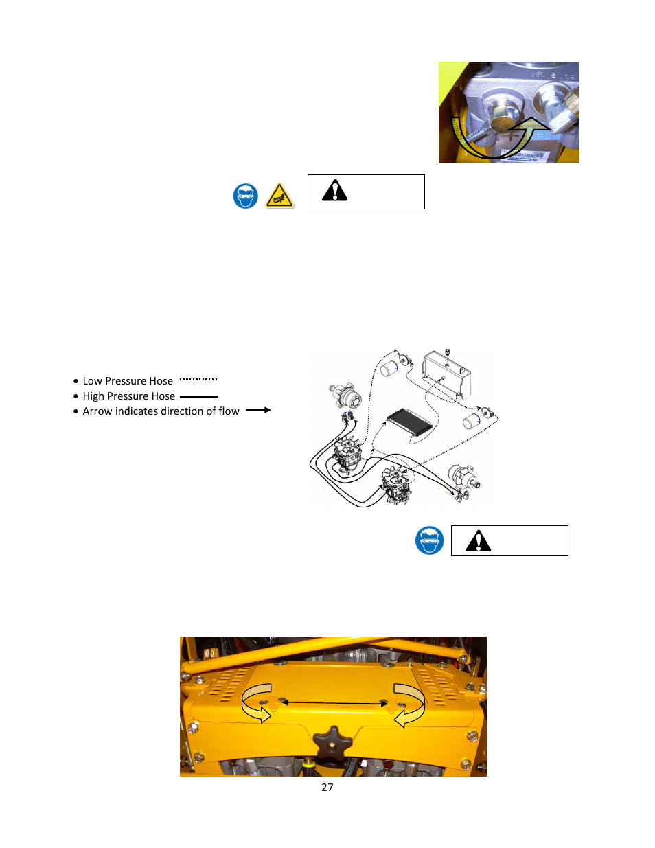 5 how to move the mower if the engine won’t start, 6 hydraulic system, 7 oil cooler screen removal and cleaning | Wright Serial # 55138 and higher User Manual | Page 27 / 40