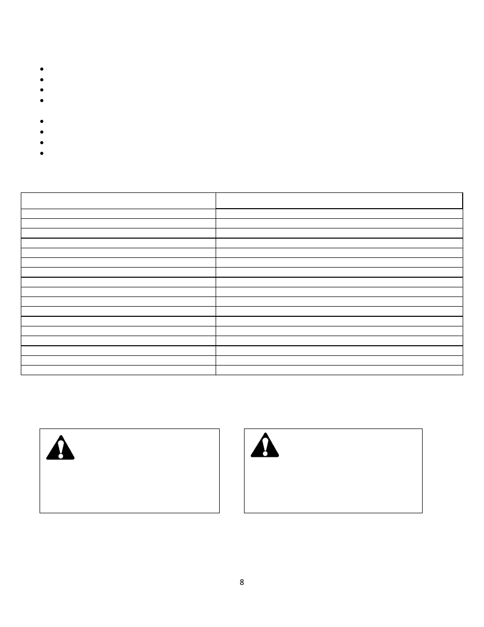 2 general safety rules, 1 do’s and don’ts, 2 warnings | Warning, Caution | Wright Serial # 55138 and higher User Manual | Page 8 / 40