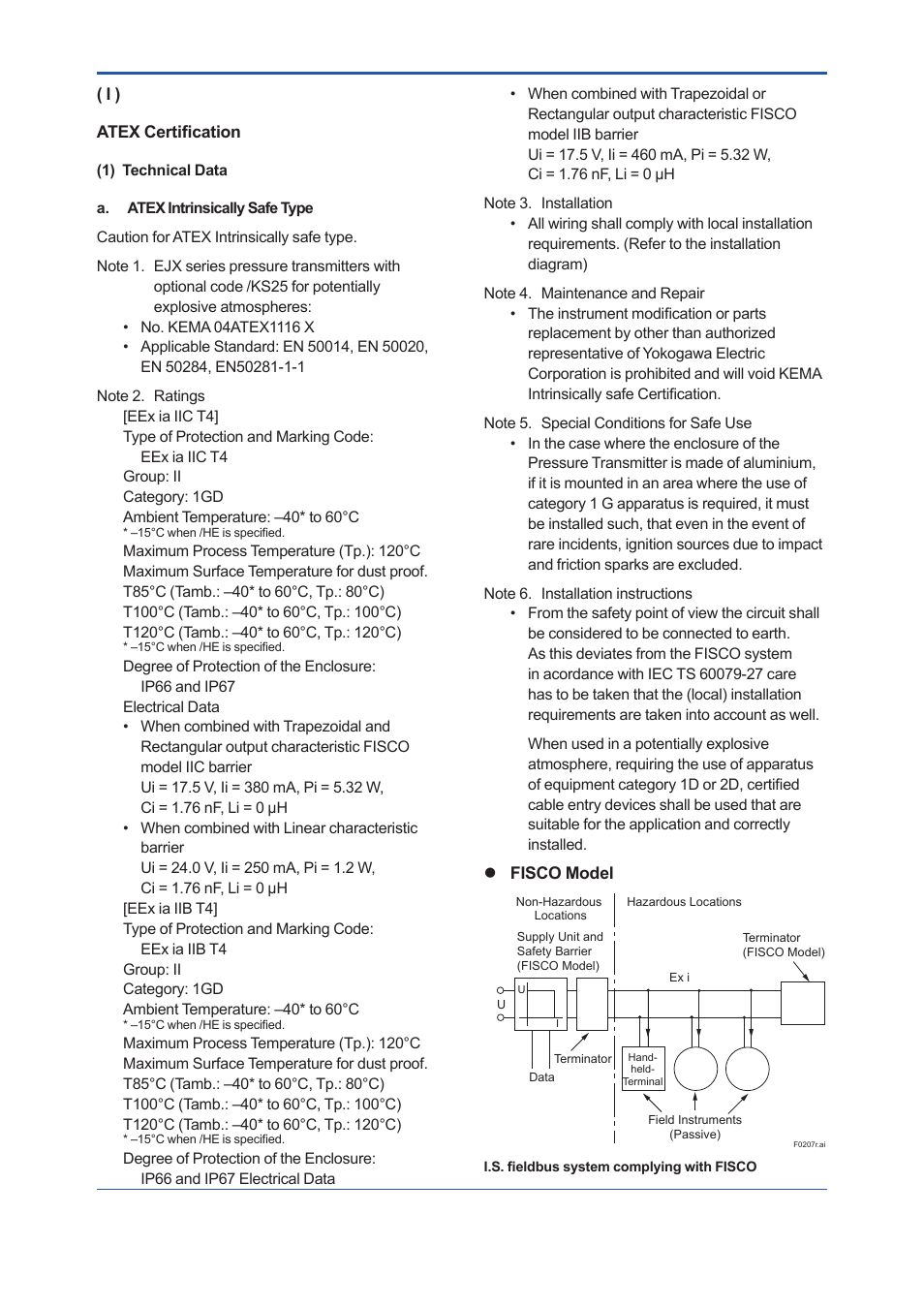 Yokogawa EJX115A User Manual | Page 2 / 9