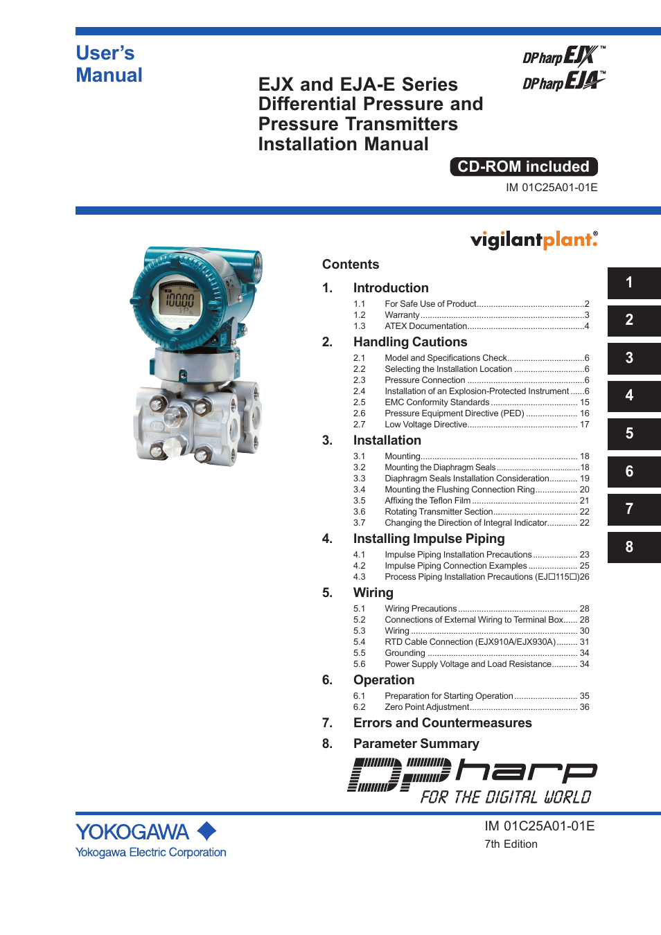 Yokogawa EJX115A User Manual | 52 pages