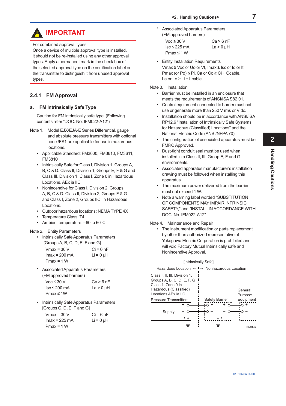 Important | Yokogawa EJX115A User Manual | Page 9 / 52