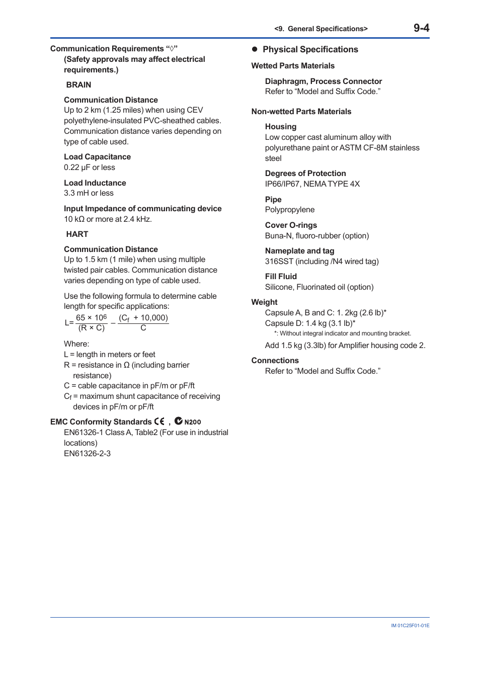 Yokogawa EJA530E User Manual | Page 44 / 52