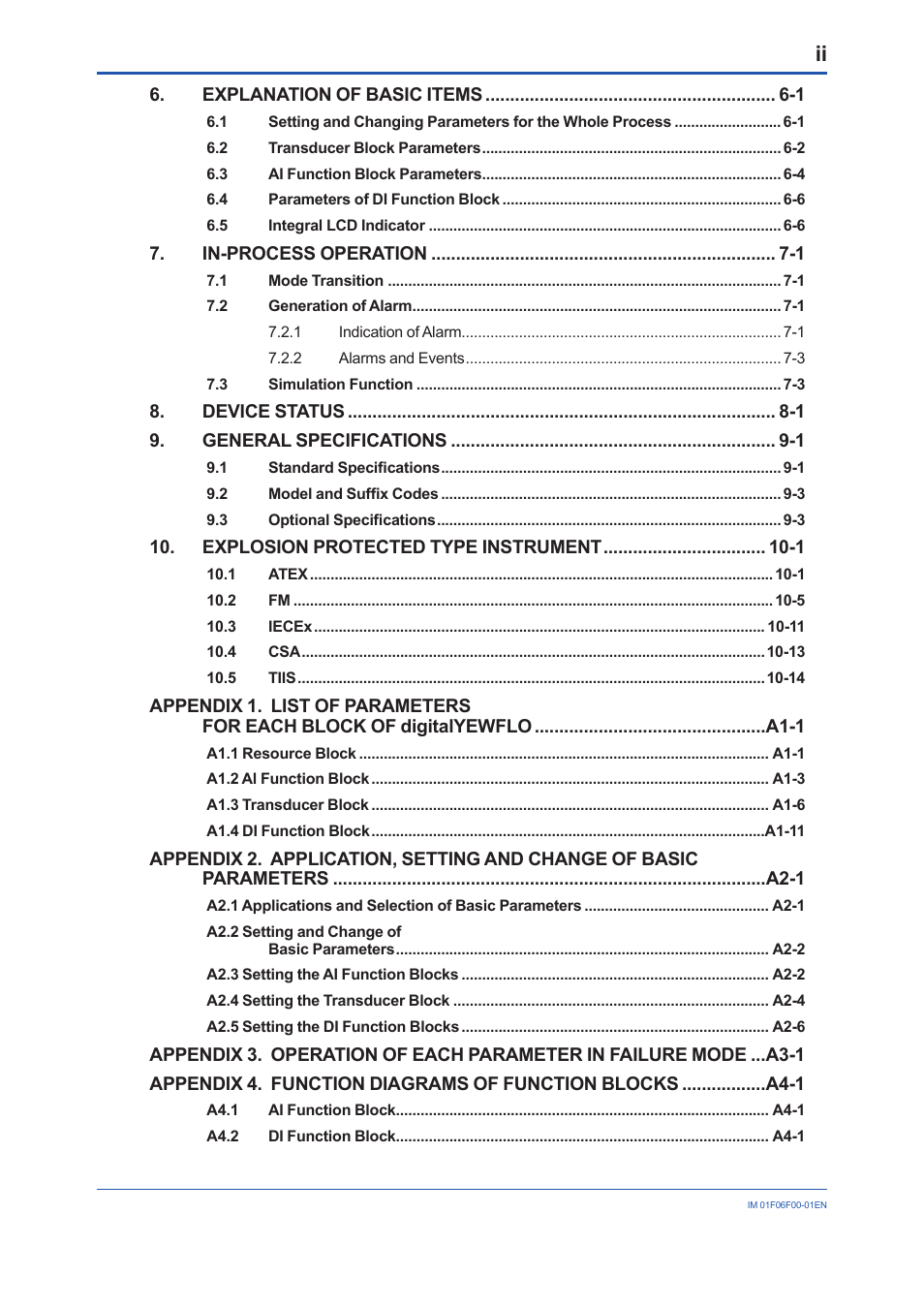 Yokogawa digitalYEWFLO (DY-FF) User Manual | Page 3 / 168