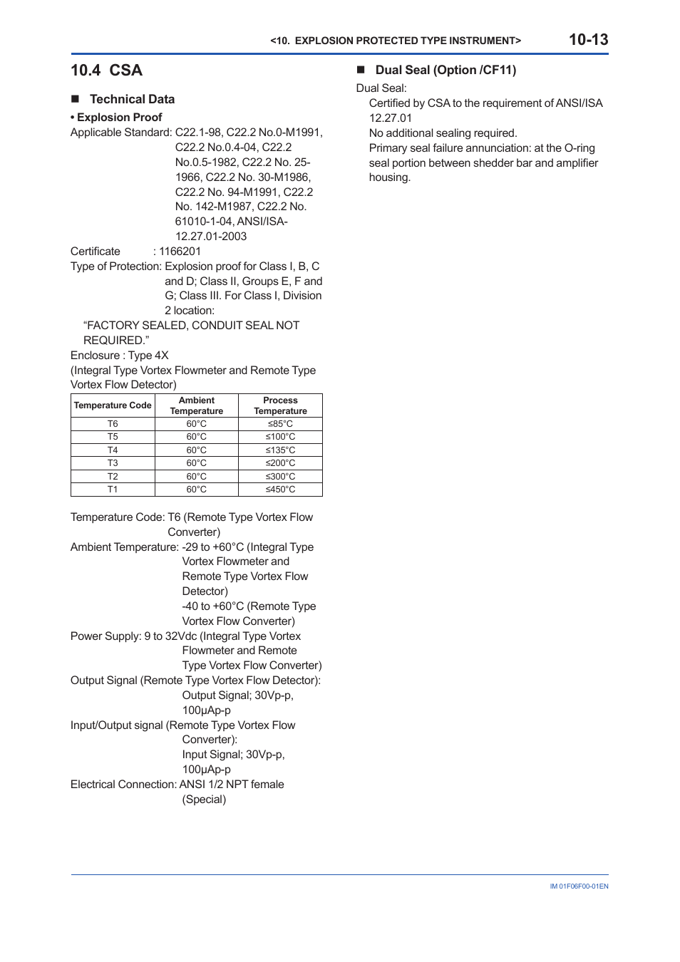 4 csa | Yokogawa digitalYEWFLO (DY-FF) User Manual | Page 62 / 168