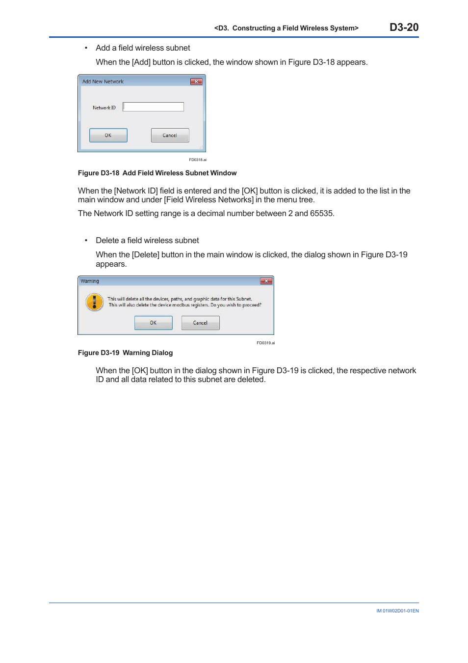 D3-20 | Yokogawa YFGW410 User Manual | Page 81 / 202
