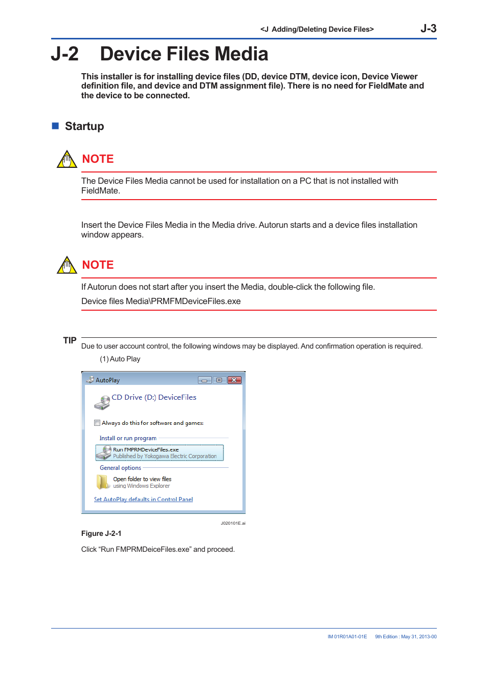 J-2 device files media | Yokogawa FieldMate User Manual | Page 308 / 384