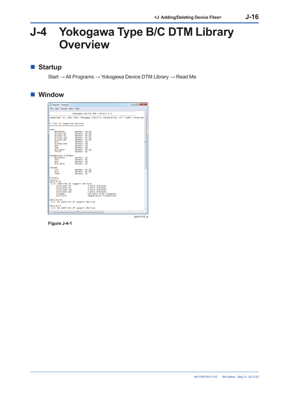 J-4 yokogawa type b/c dtm library overview | Yokogawa FieldMate User Manual | Page 321 / 384