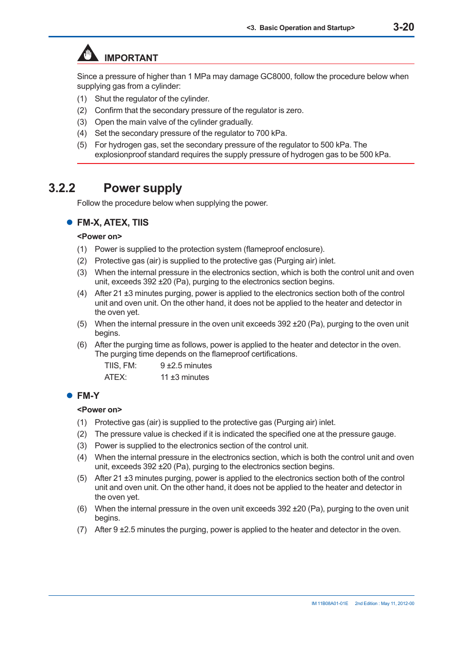2 power supply | Yokogawa GC8000 Process Gas Chromatograph User Manual | Page 171 / 537