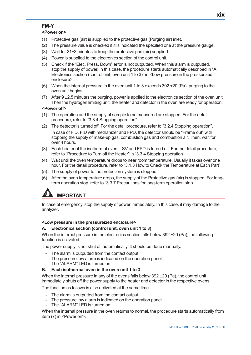 Yokogawa GC8000 Process Gas Chromatograph User Manual | Page 20 / 537