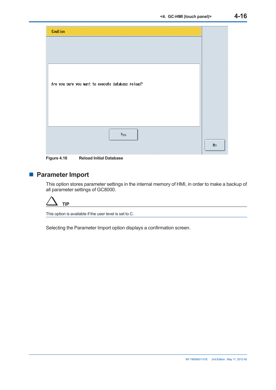 Parameter import | Yokogawa GC8000 Process Gas Chromatograph User Manual | Page 203 / 537