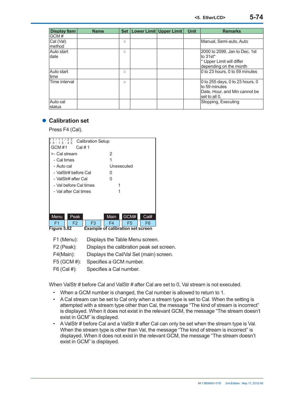 Calibration set | Yokogawa GC8000 Process Gas Chromatograph User Manual | Page 325 / 537