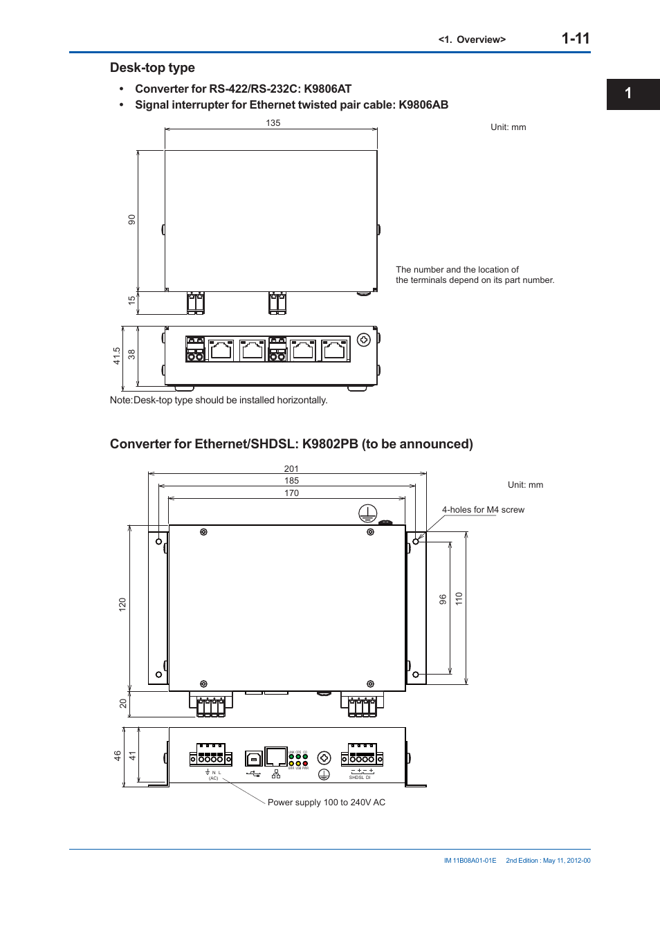Desk-top type | Yokogawa GC8000 Process Gas Chromatograph User Manual | Page 38 / 537