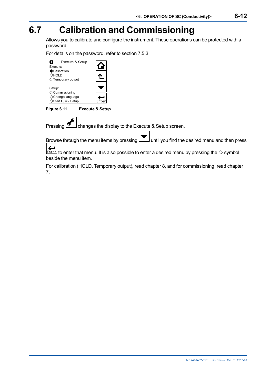 7 calibration and commissioning, Calibration and commissioning -12 | Yokogawa 2-Wire Dual Channel Transmitter/Analyzer FLXA21 User Manual | Page 92 / 246
