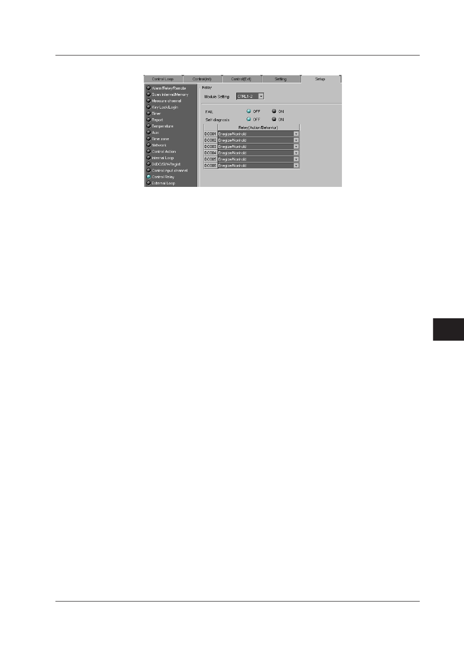 Control relay, Control relay -11 | Yokogawa DAQWORX User Manual | Page 268 / 336
